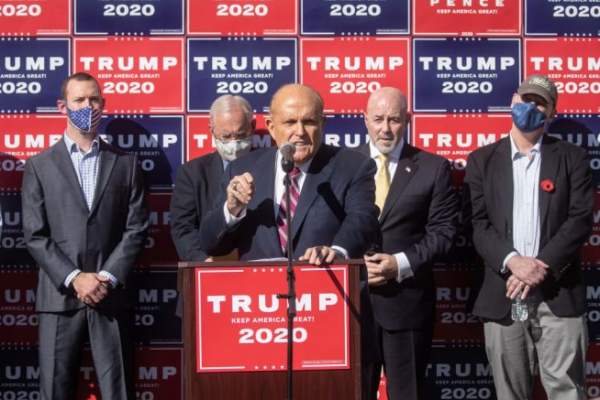 Giuliani: Suits Filed, President Trump To Win Mich. And Pa.