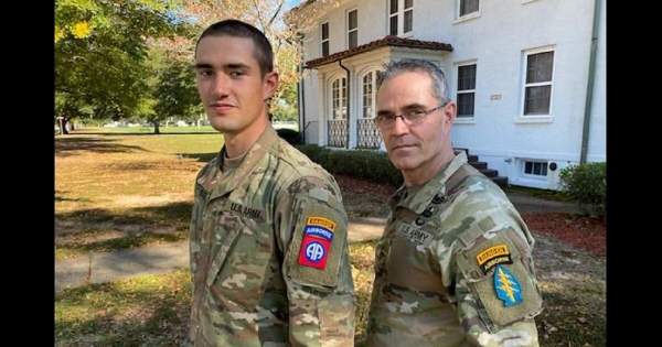 Father and son, both active duty officers, graduate Ranger School exactly 35 years apart
