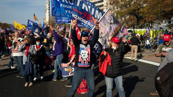 Thousands of Pro-Trump supporters descend on DC for 'Million MAGA March' near White House | Fox News