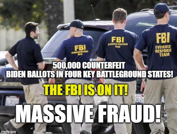 EXCLUSIVE: FBI Criminal Probe Tracks 500,000 Counterfeit Biden Ballots in Four Key Battleground States ⋆ 10ztalk viral news aggregator
