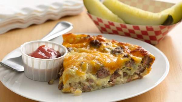 Impossibly Easy Cheeseburger Pie  Recipe