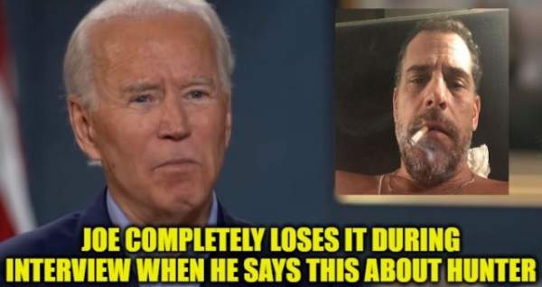Watch As Joe Completely Loses It During Interview When He Says THIS About Hunter