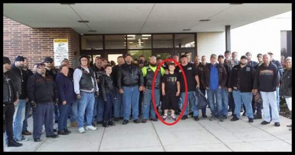 WATCH As 50 BADASS Bikers Send Clear Message To Scumbag Punks Who Bully Little Kids