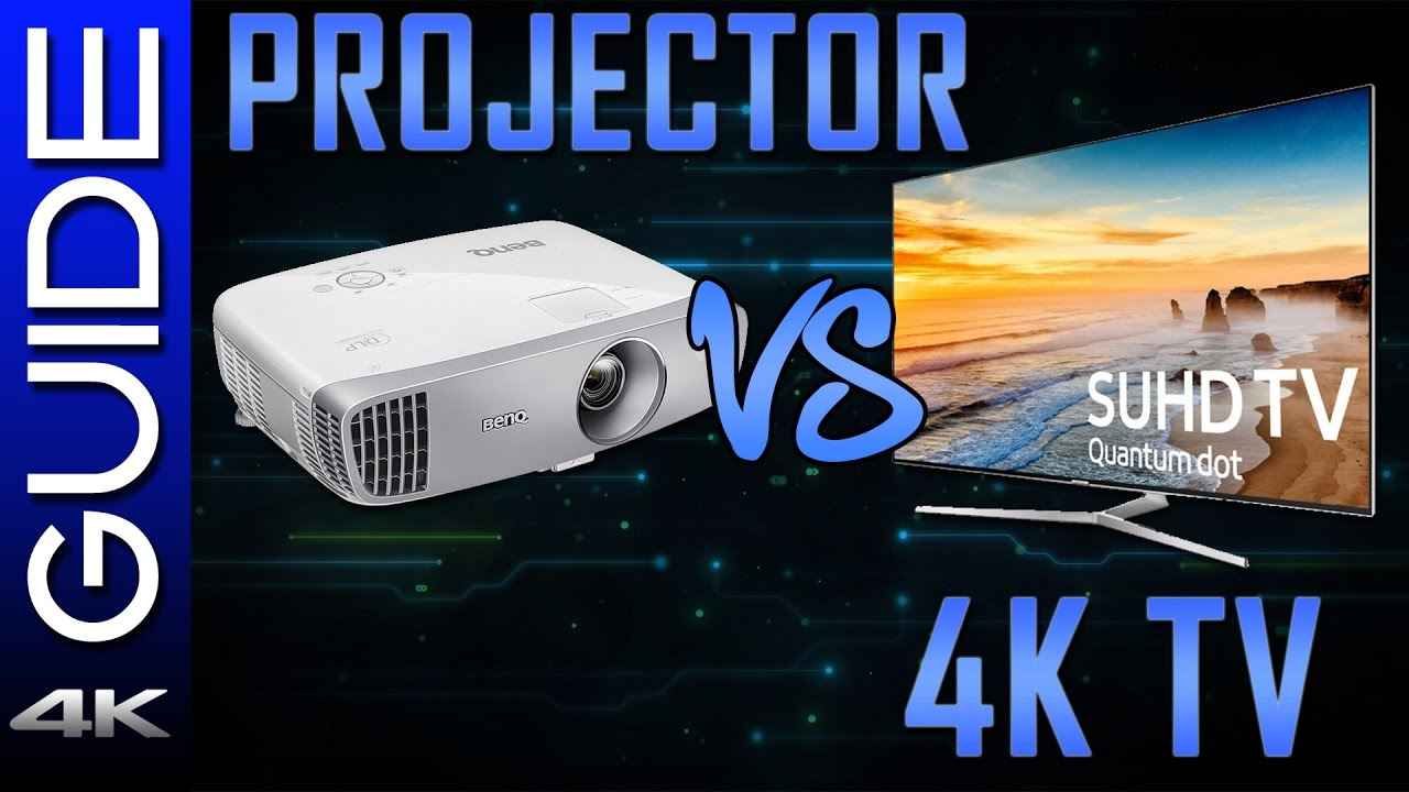 projector in a living room vs TV
