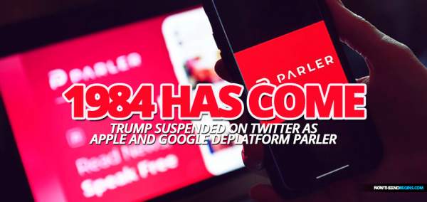 The Purge: Parler Is Down As Apple And Google Threatens To Deplatform Free Speech Site While Twitter Permanently Suspends Trump's Account • Now The End Begins