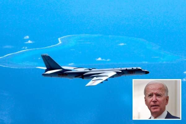 China flies 15 fighter jets into Taiwan airspace for second time in two days in chilling message to Biden