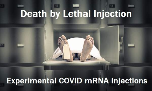 181 Dead in the U.S. During 2 Week Period From Experimental COVID Injections – How Long Will We Continue to Allow Mass Murder by Lethal Injection?