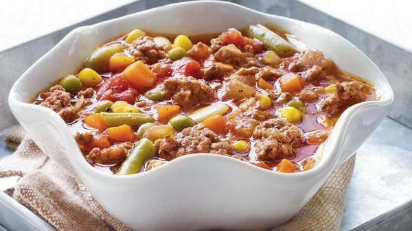 Easy Vegetable-Beef Soup Recipe