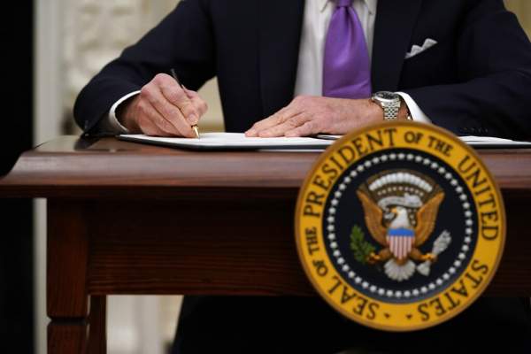 GOP Points Out Hypocrisy In Biden Signing Record Number Of Executive Orders