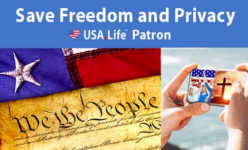 Patrons help everyone share Life, Liberty and Happiness on USA.Life