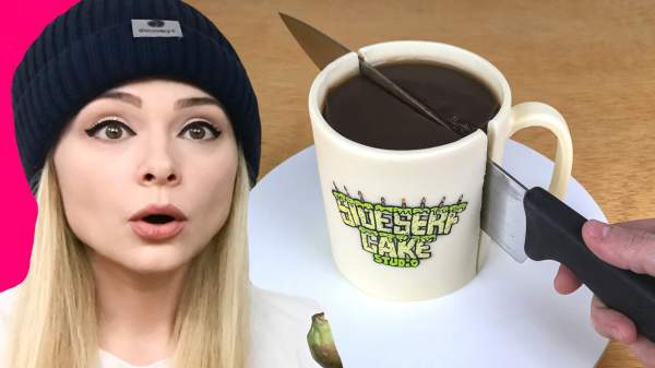 Making a realistic coffee mug CAKE that will blow your mind