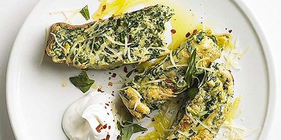Cook a healthy spinach bake