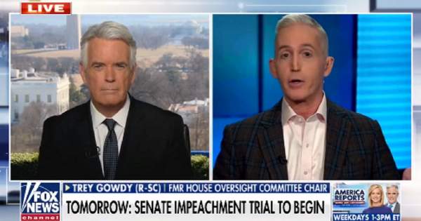 Trey Gowdy Reveals How Democrats 'Picked the Dumbest of All Impeachment Articles'