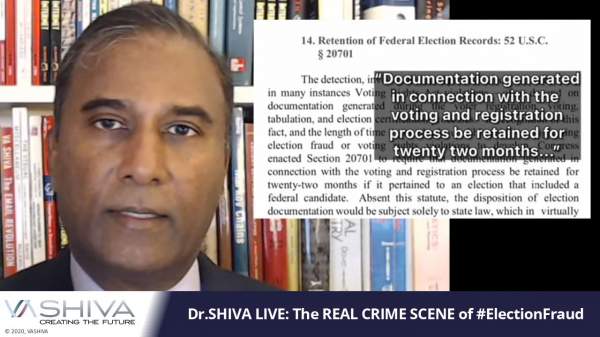Dr.SHIVA LIVE: REAL CRIME SCENE of #ElectionFraud​