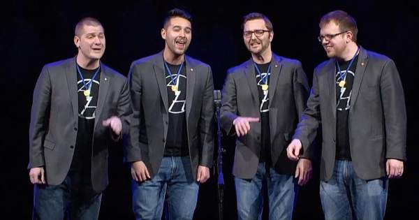 Barbershop Quartet After Hours Performs 'Just A Little Talk With Jesus' - Staff Picks