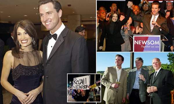 Gavin Newsom went from Getty dynasty darling to scandal-ridden governor facing recall | Daily Mail Online