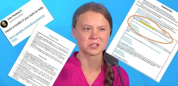 Climate Change Puppet Greta Thunberg Just Exposed Herself - Investigation Ensues For Criminal Conspiracy - The Washington Standard