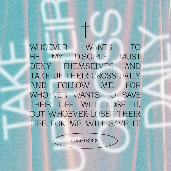 Luke 9:23-24 Jesus said to all of his followers, “If you truly desire to be my disciple, you must disown your life completely, embrace my ‘cross’ as your own, and surrender to my ways. For if you choose self-sacri | The Passion Translation (TPT) | Download The Bible App Now