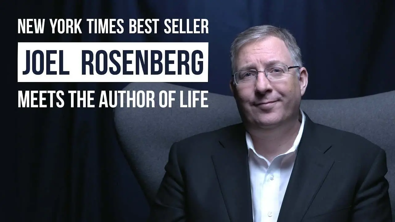 New York Times best seller, Joel Rosenberg, meets the author of life - ONE FOR ISRAEL Ministry