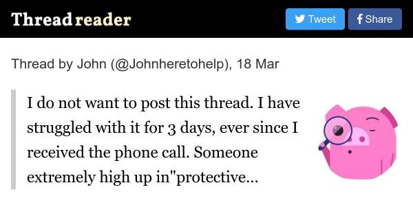Thread by @Johnheretohelp on Thread Reader App – Thread Reader App