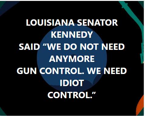We Don't Need More Gun Control  Need Idiot Control