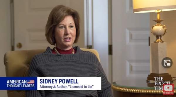 "Supreme Court's Failure - Completes the Implosion of Each of the Three Branches of Government" - Attorney Sidney Powell Responds to SCOTUS Decision on Election Fraud Cases