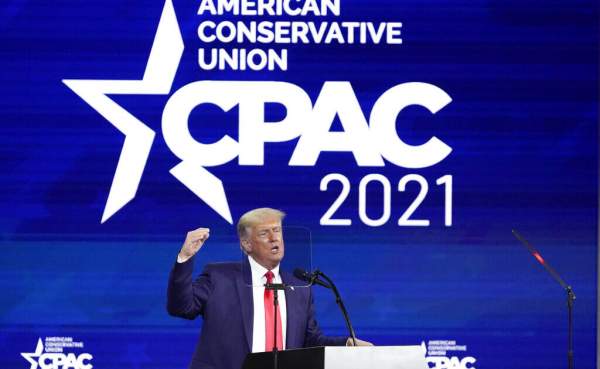 Attendees Support President Trump At CPAC 2021