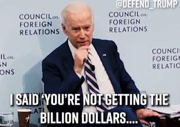 Biden Withholding $150 Million from Ukraine - Wonder What Kind of Trouble Hunter's Gotten Into This Time?