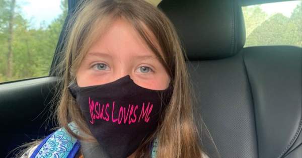 Third-Grader Told to Remove "Jesus Loves Me" Face Mask | Todd Starnes