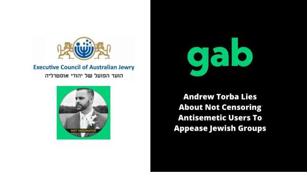 Andrew Torba Lies About Not Censoring Antisemiti … · J …