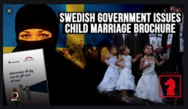 SWEDEN CAVES TO ISLAM: Legalizes child marriages for Muslim immigrants