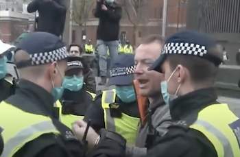 MONTAGE: Police Brutally Enforce Masks and Social Distancing Rules - Liberty Planet