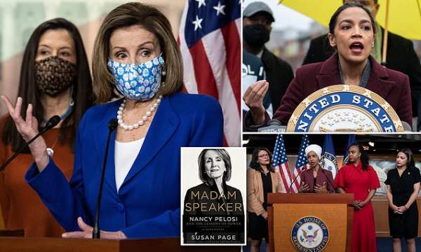 Nancy Pelosi tears into 'the Squad' in new book | Daily Mail Online