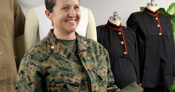 New Marine Corps maternity uniforms available in April