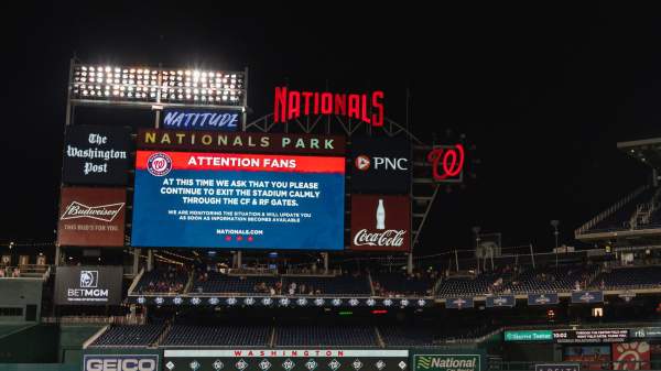 Padres-Nationals game suspended after shooting outside Nationals Park - ESPN Video