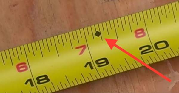 [Video] Ever Wonder What This Mysterious Diamond Is On Your Tape Measure? Here's What It Means