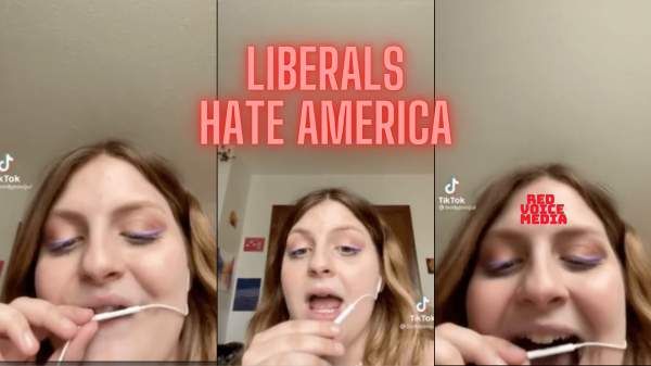 Unhinged Liberal Explains Why She Hates America (VIDEO)
