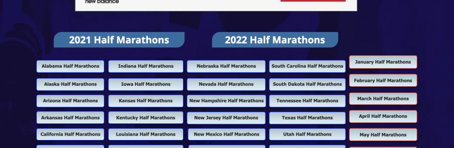 Half Marathon Calendar USA Cover Image
