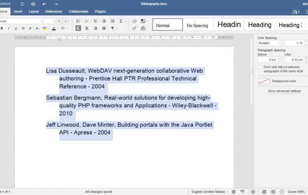 Process of Creating Hanging Indent in Word