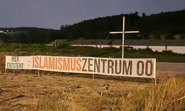 Eight-metre-high cross opposed to mosque construction erected in Vöcklabruck, Austria – Allah's Willing Executioners