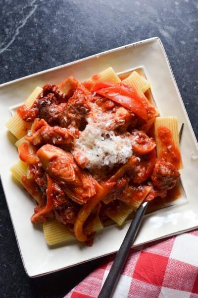 RIgatoni with Italian Sausage | Blue Jean Chef - Meredith Laurence