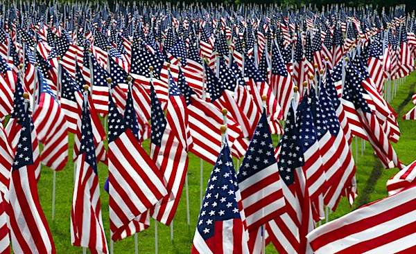 Students born after 9/11 prepare flag memorials nationwide
