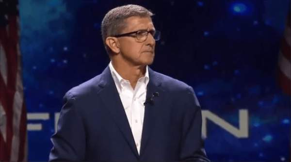 General Michael Flynn Promotes The Gospel Of "Americanism," Not The Gospel Of Christ: References "Seven Fold Rays" & Prays "In The Name Of Legions," Not Jesus (Video) - The Washington Standard