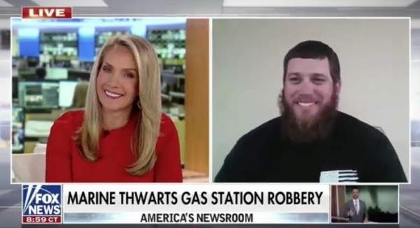 LEGEND: Marine Who Thwarted Gas Station Armed Robbery Ends Interview with Fox News Saying, "Epstein Didn't Kill Himself" (VIDEO)