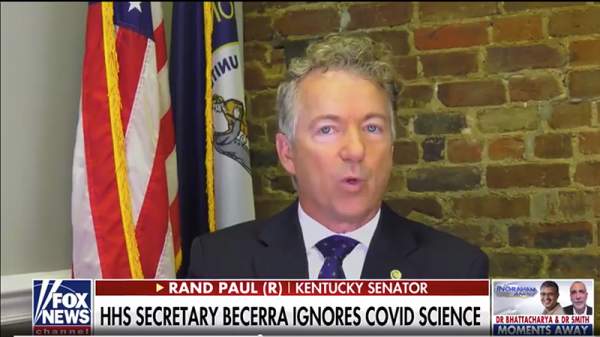 Rand Paul Warns Health Authoritarians “Are Hysterical About The Unvaccinated”