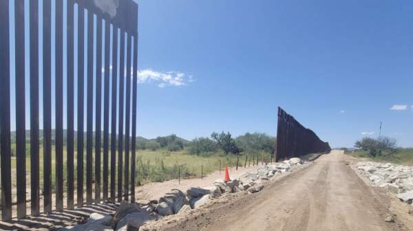Biden Administration Removed Large Sections of New Border Fence Along Heavy Drug Trafficking Section of Arizona Border ⋆ A shocking report finds that Joe Biden's administration has removed large sections of the new border fence along a section of Arizona's border. ⋆ Flag And Cross