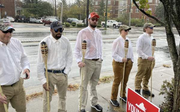 Democrat Operatives Caught Dressing Up As White Supremacists in Desperate Last-Ditch Virginia Election Stunt.
