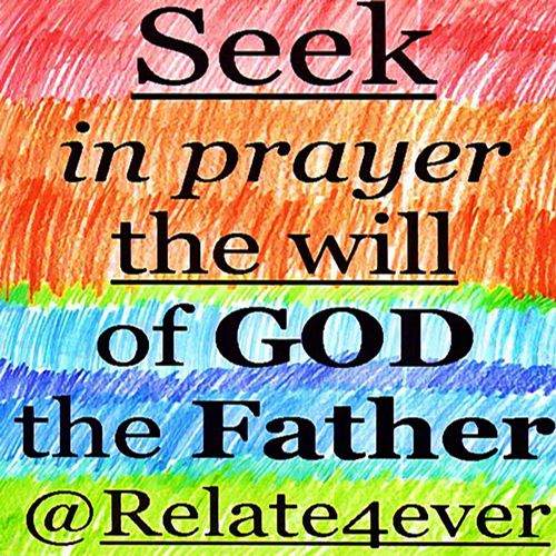 How do you seek God – Relate4ever Resources