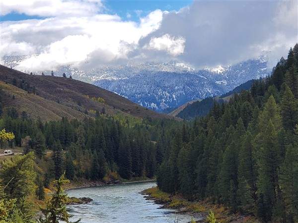 Summer was about to end - and then it SNOWED! An inspiring drive to Jackson Wyoming on Sept. 20th