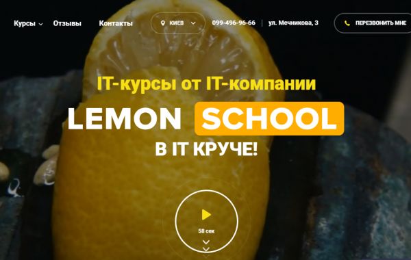 Hi, my name is Marina, I'm the administrator of the https://kiev.lemon.school/ website.